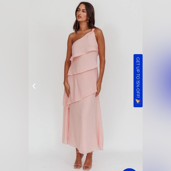 Selfie Lesli Delwyn One-Shoulder Maxi Dress - Picture 1 of 7